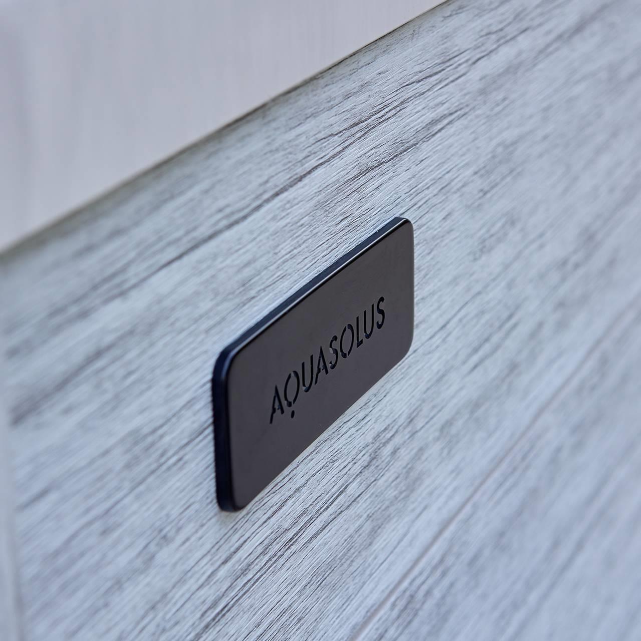 AquaSolus Whirlpool Harmony für 6 Pers. - 1300 l - Sterling Silver Natural Grey