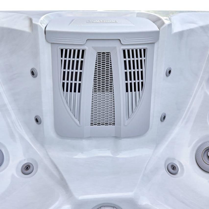 AquaSolus Whirlpool Calma für 6 Pers. - 1200 l - Sterling Silver Natural Grey