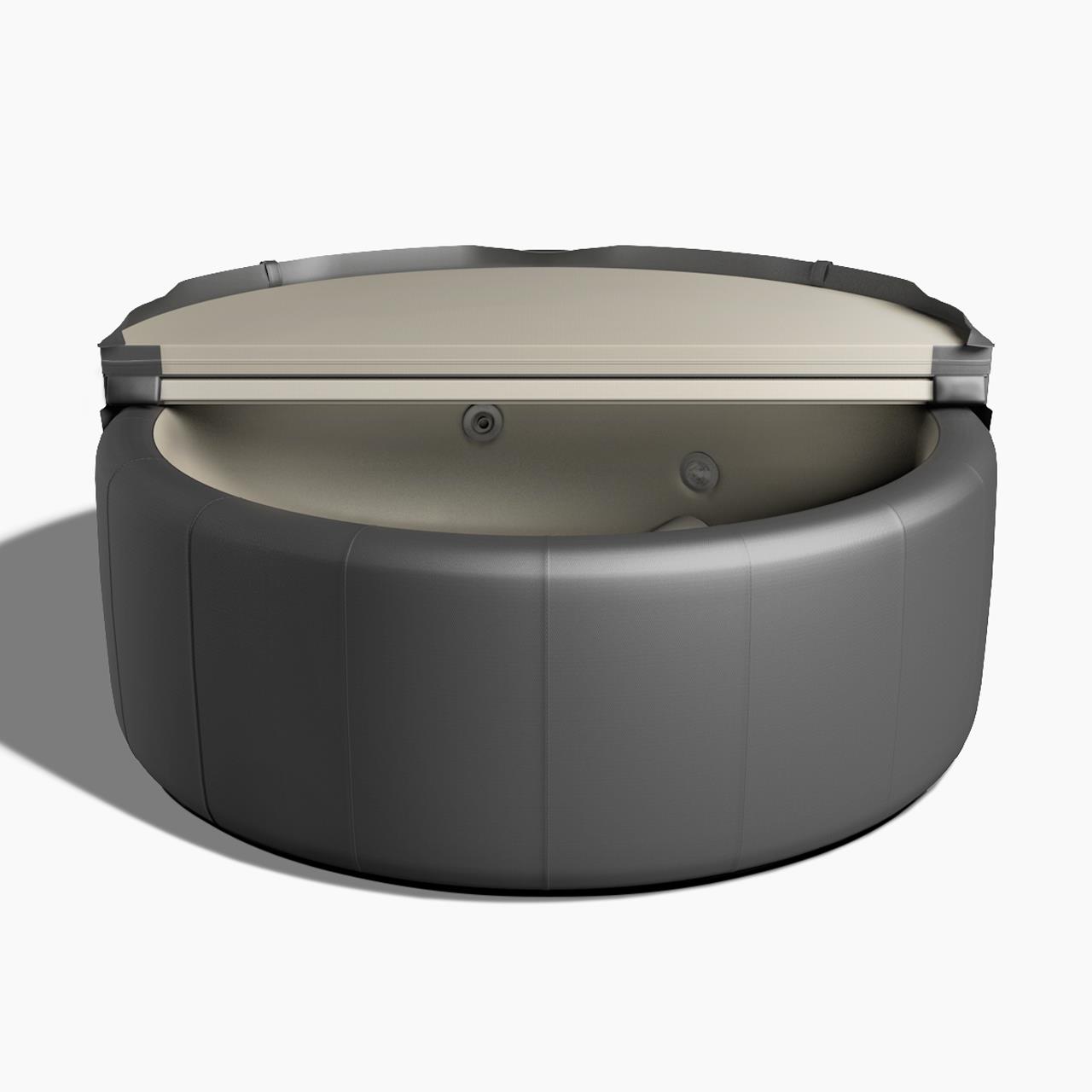 Softub Whirlpool LEGEND für 3-4 Pers.- Ø 180 cm - 830 l - graphite pearl