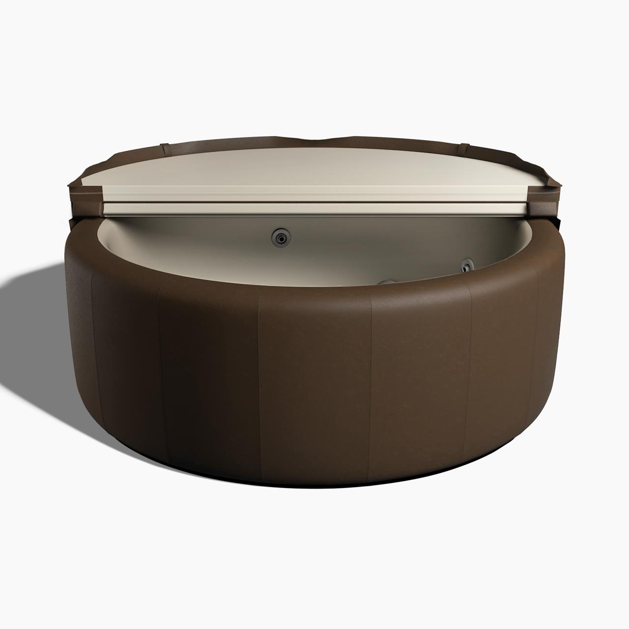 Softub Whirlpool RESORT für 5-6 Pers. - Ø 200 cm - 1130 l - mocca pearl