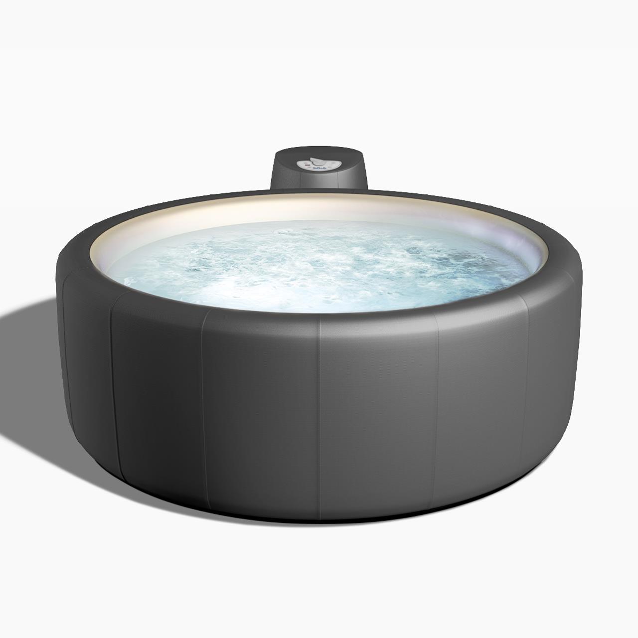 Softub Whirlpool LEGEND für 3-4 Pers.- Ø 180 cm - 830 l - graphite pearl