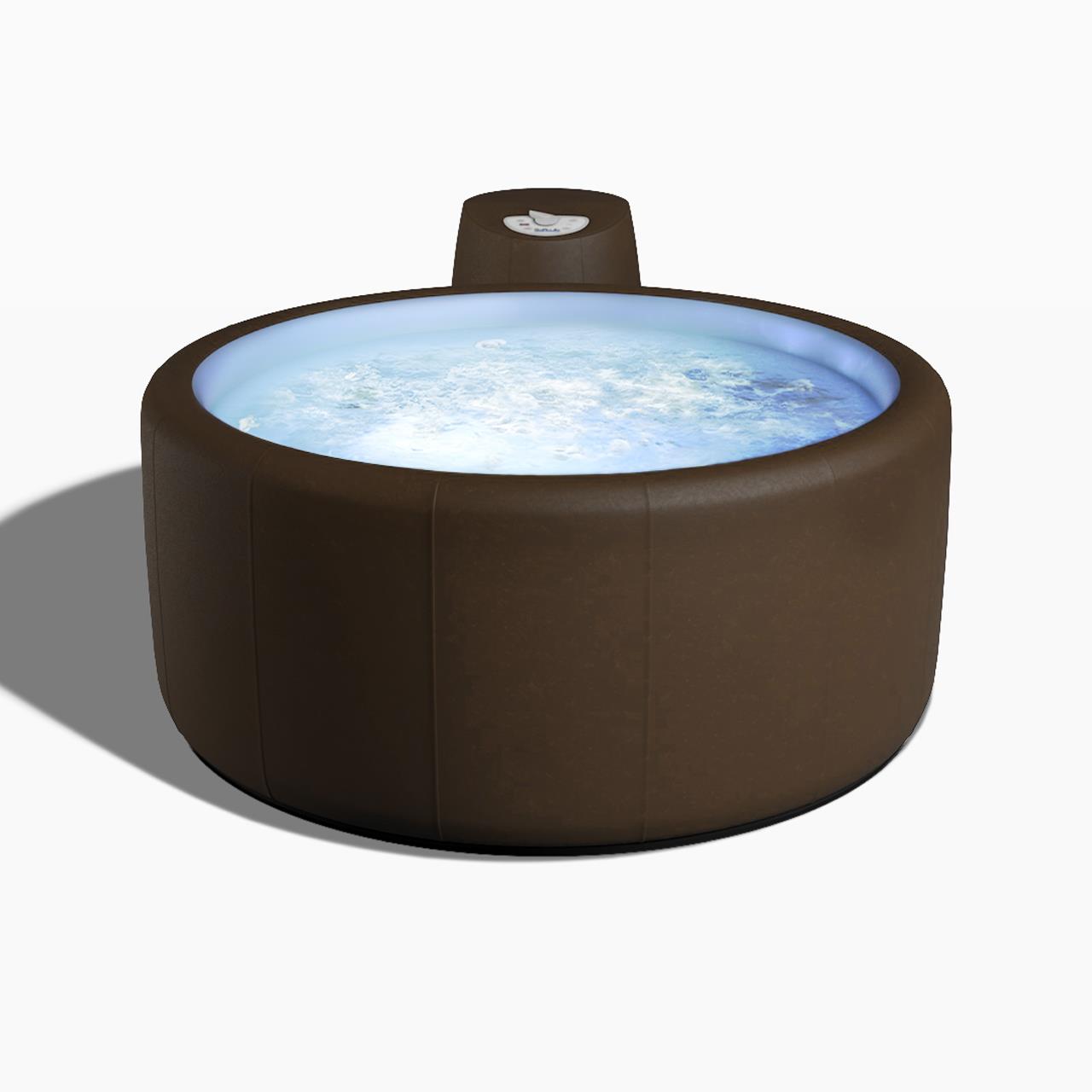 Softub Whirlpool SPORTSTER für 1-2 Pers. - Ø 150 cm - 530 l - mocca blue