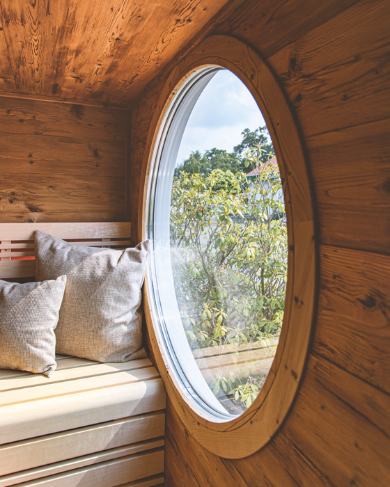 Aussensauna Gartensauna Saunahaus mit Vorraum - Modell Baltic von Wärmegrad