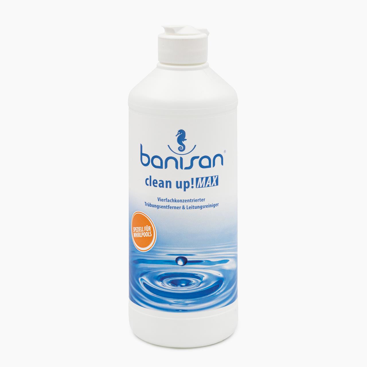 Rohrreiniger / Trübungsentferner Clean Up! MAX BANISAN - 470 ml - für Whirlpools