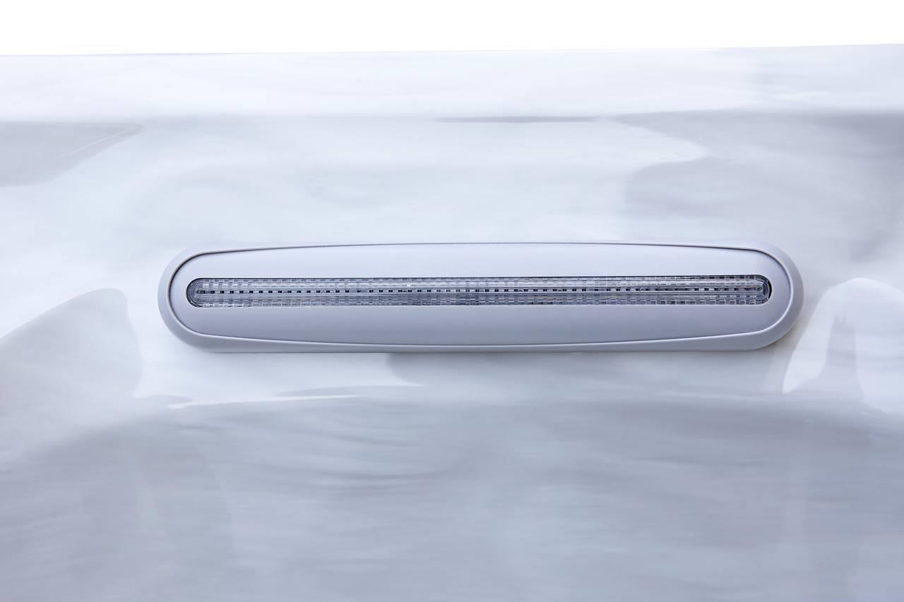 AquaSolus Whirlpool Calma für 6 Pers. - 1200 l - Sterling Silver Natural Grey