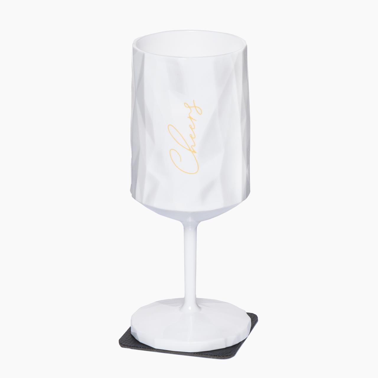 Magnet-Kunststoffglas Wein Cheers 0,3l