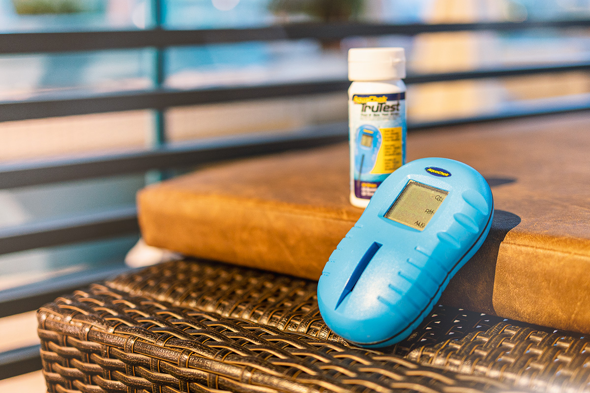 Truetest AquaChek digitales Testgerät und Teststreifen