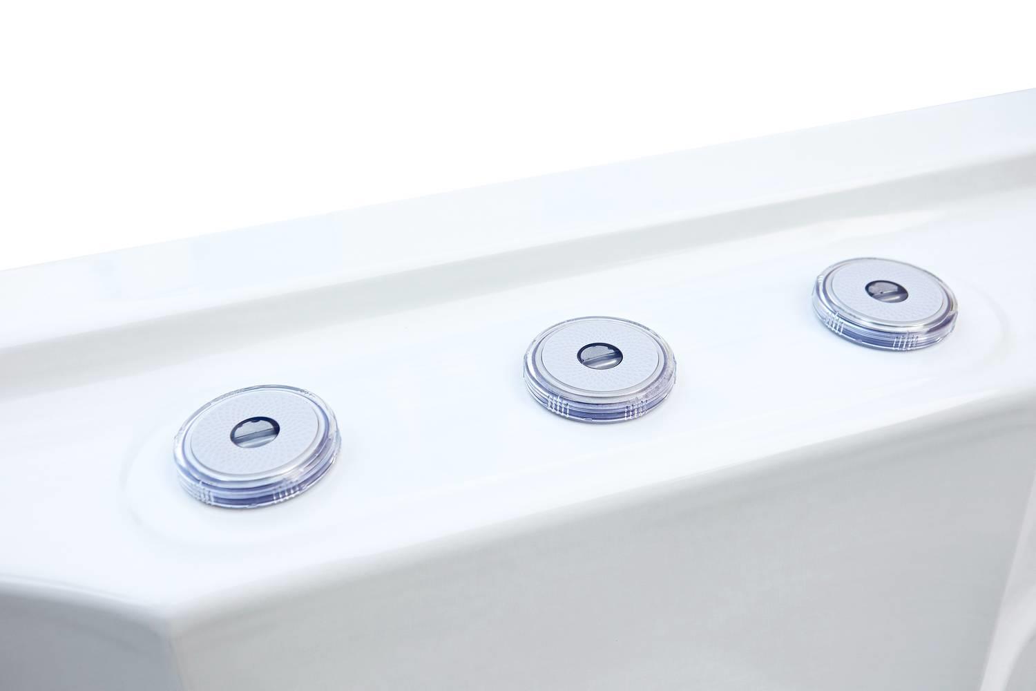 AquaSolus Swim Spa Flow für 2 Pers. - 11600 l - Sterling Silver Natural Grey