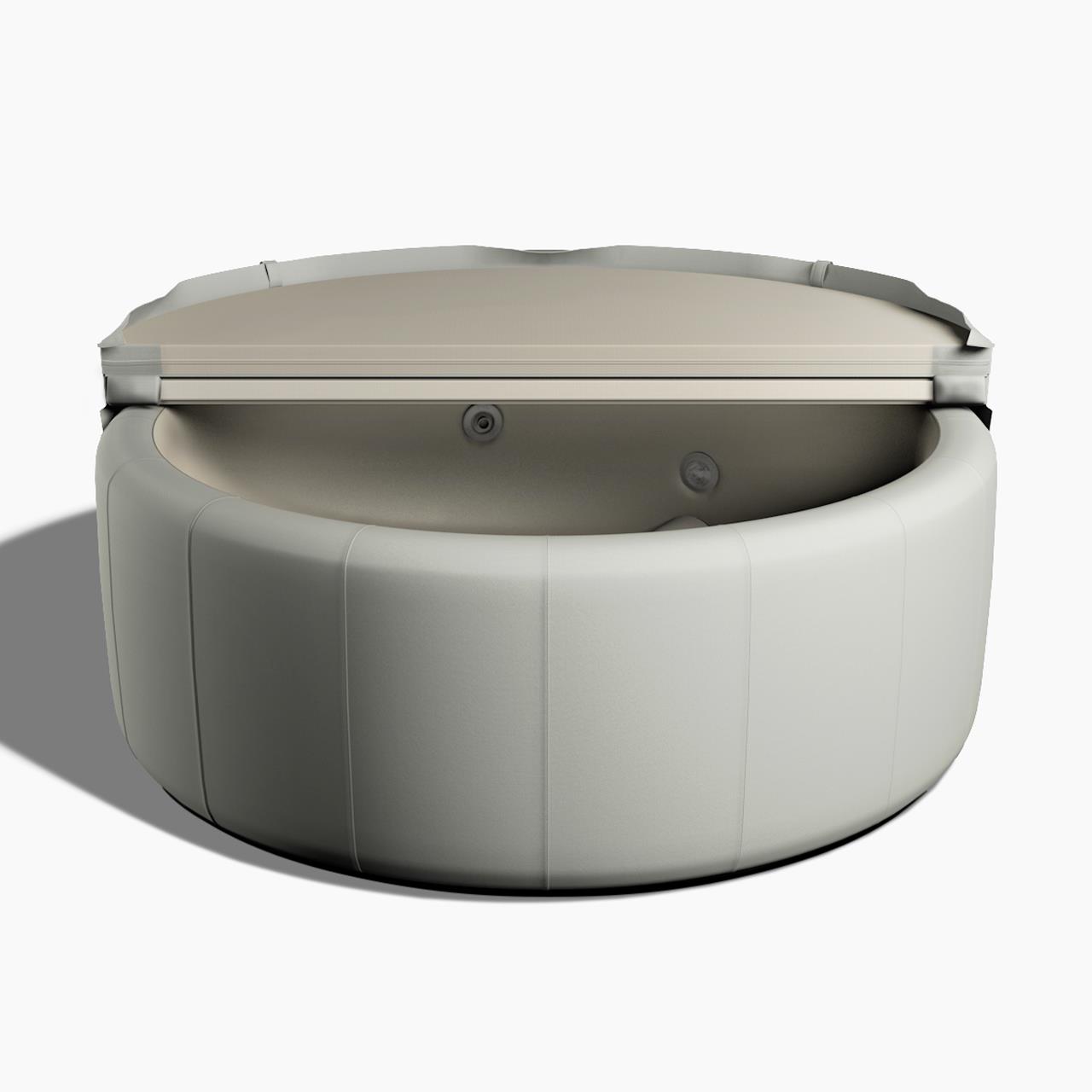 Softub Whirlpool LEGEND für 3-4 Pers.- Ø 180 cm - 830 l - stone tweed pearl