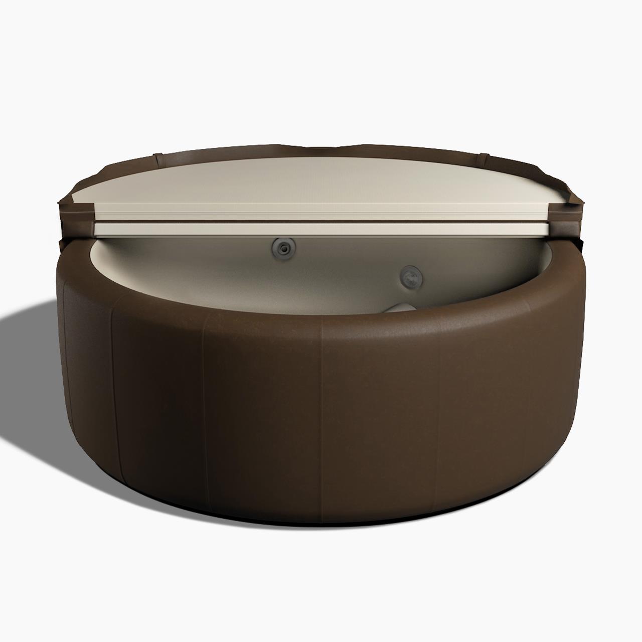 Softub Whirlpool LEGEND für 3-4 Pers.- Ø 180 cm - 830 l - mocca pearl