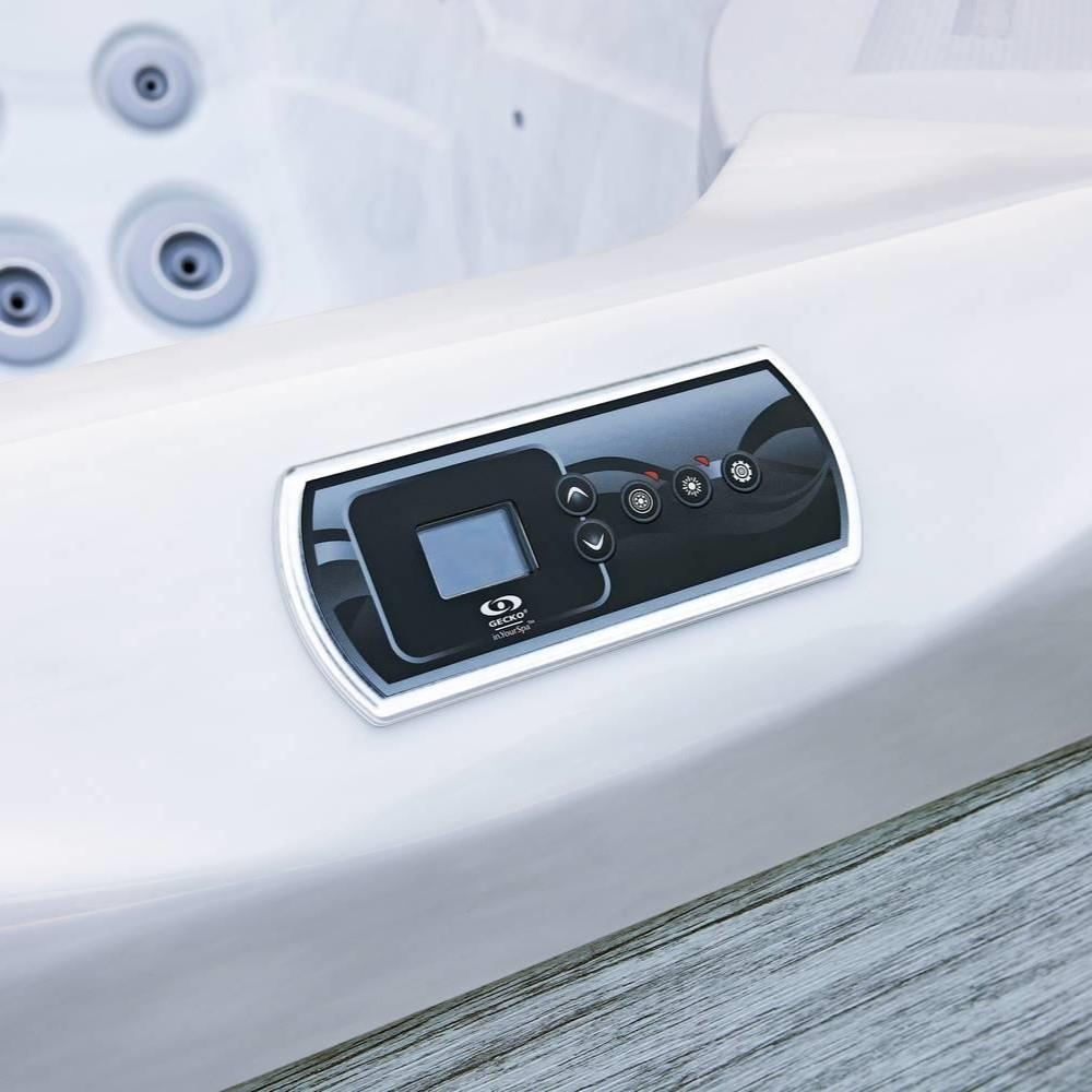 AquaSolus Whirlpool Zephyr für 5 Pers. - 1300 l - Sterling Silver Natural Grey