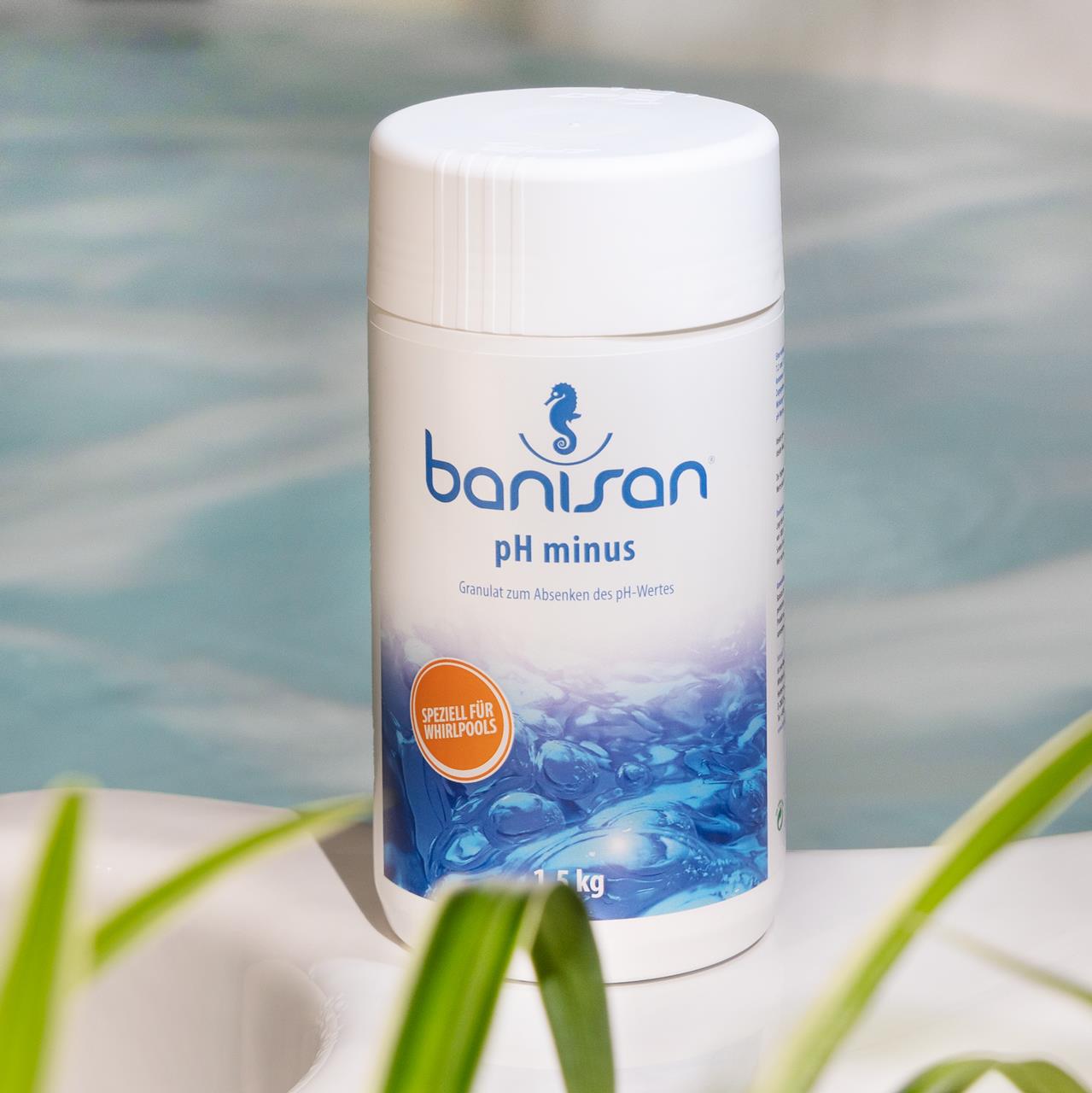 pH-minus Granulat BANISAN - 1,5 kg - zur pH-Wert Senkung