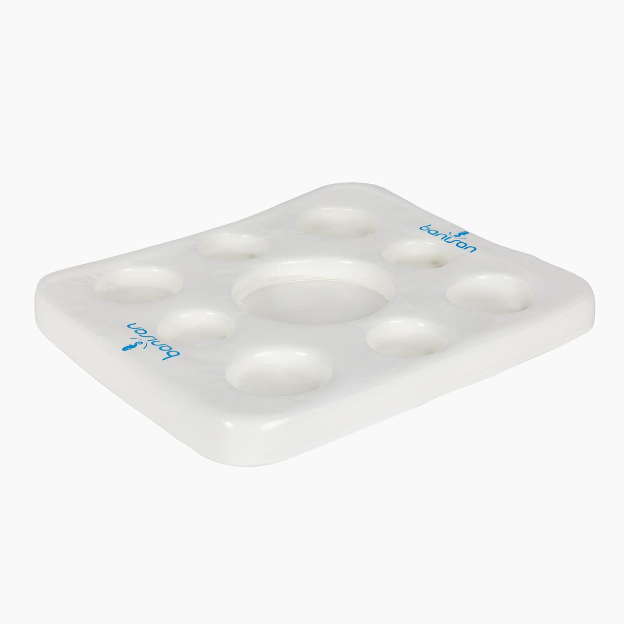 Schwimmtablett - Whirlpool-Getränkehalter - 50 x 40 x 5 cm - weiß