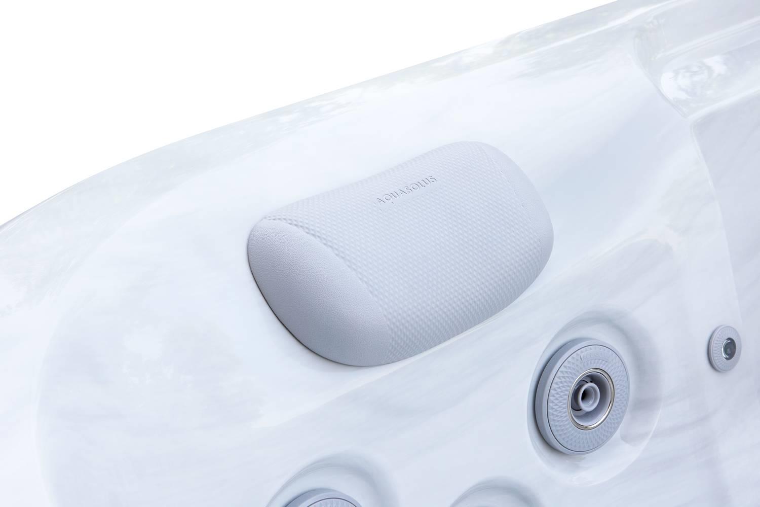 AquaSolus Whirlpool Aspen für 6 Pers. - 1300 l - Sterling Silver Natural Grey