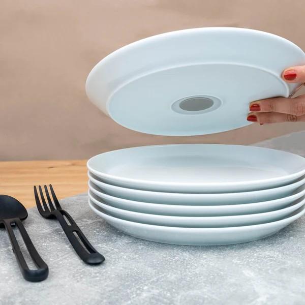 Magnet-Porzellanteller 2er Set