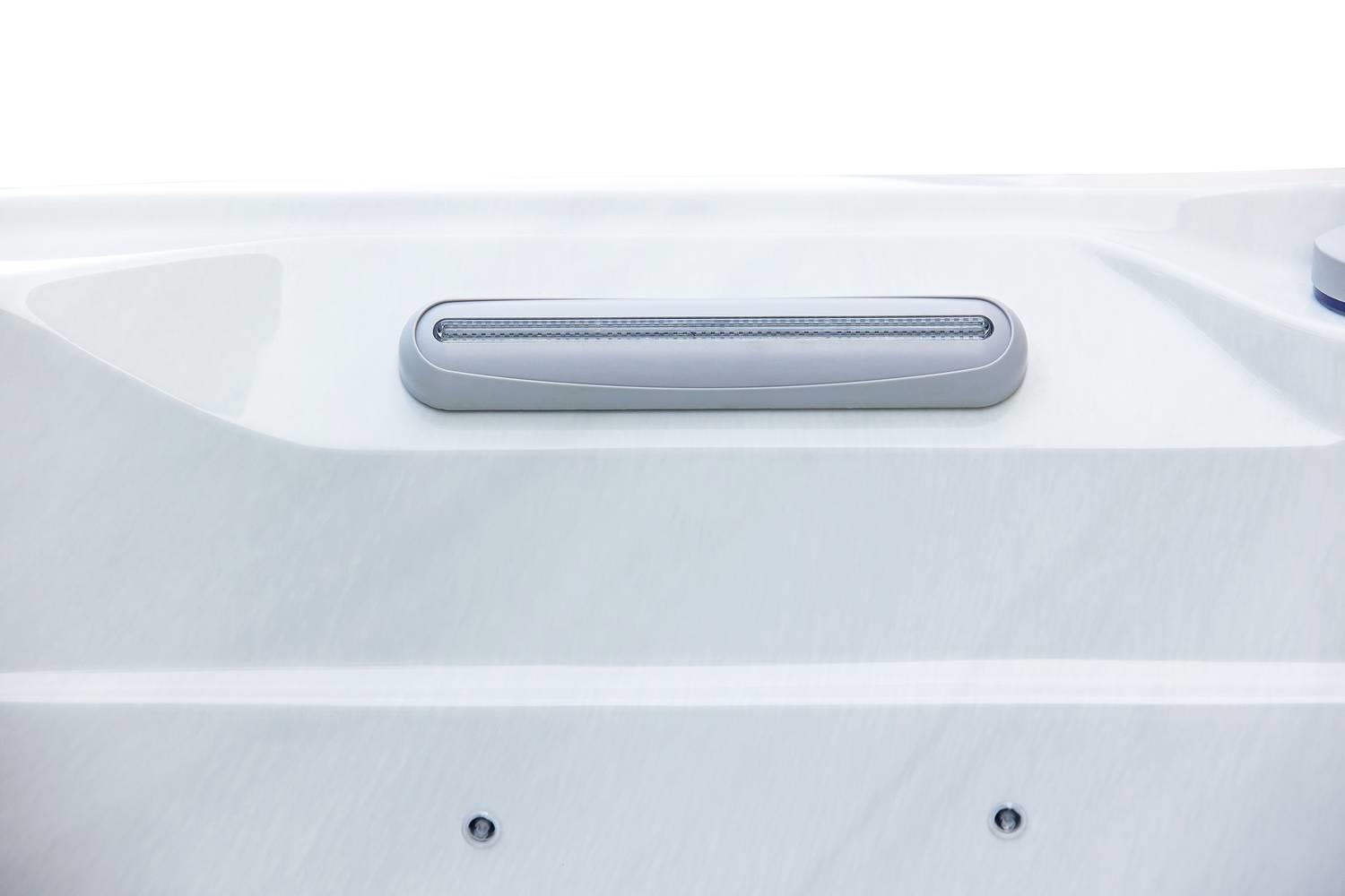 AquaSolus Whirlpool Brook für 4 Pers. - 1000 l - Sterling Silver Natural Grey