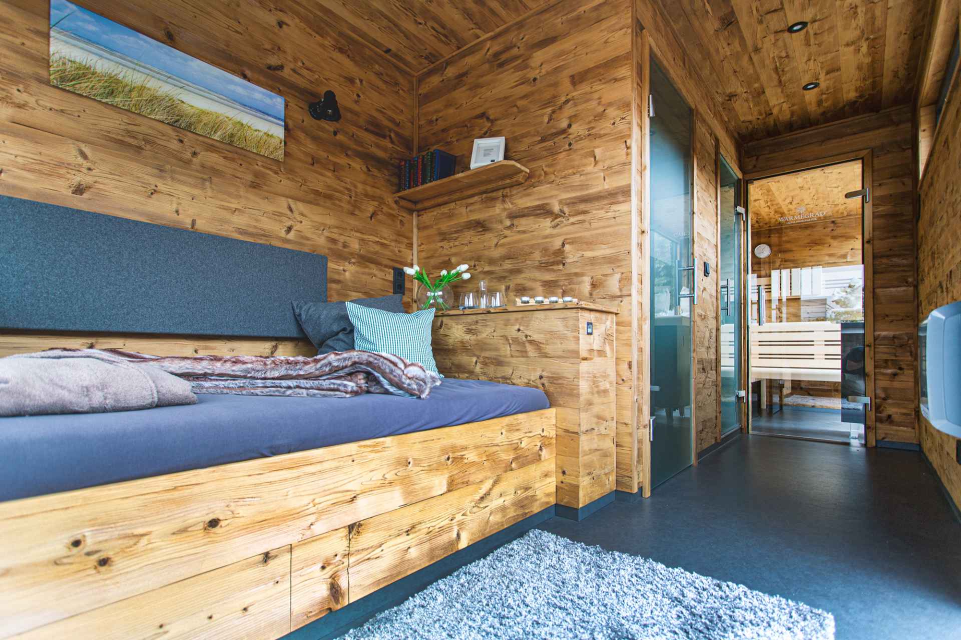 Saunahaus mit Vorraum - Gartensauna kaufen von Wärmegrad