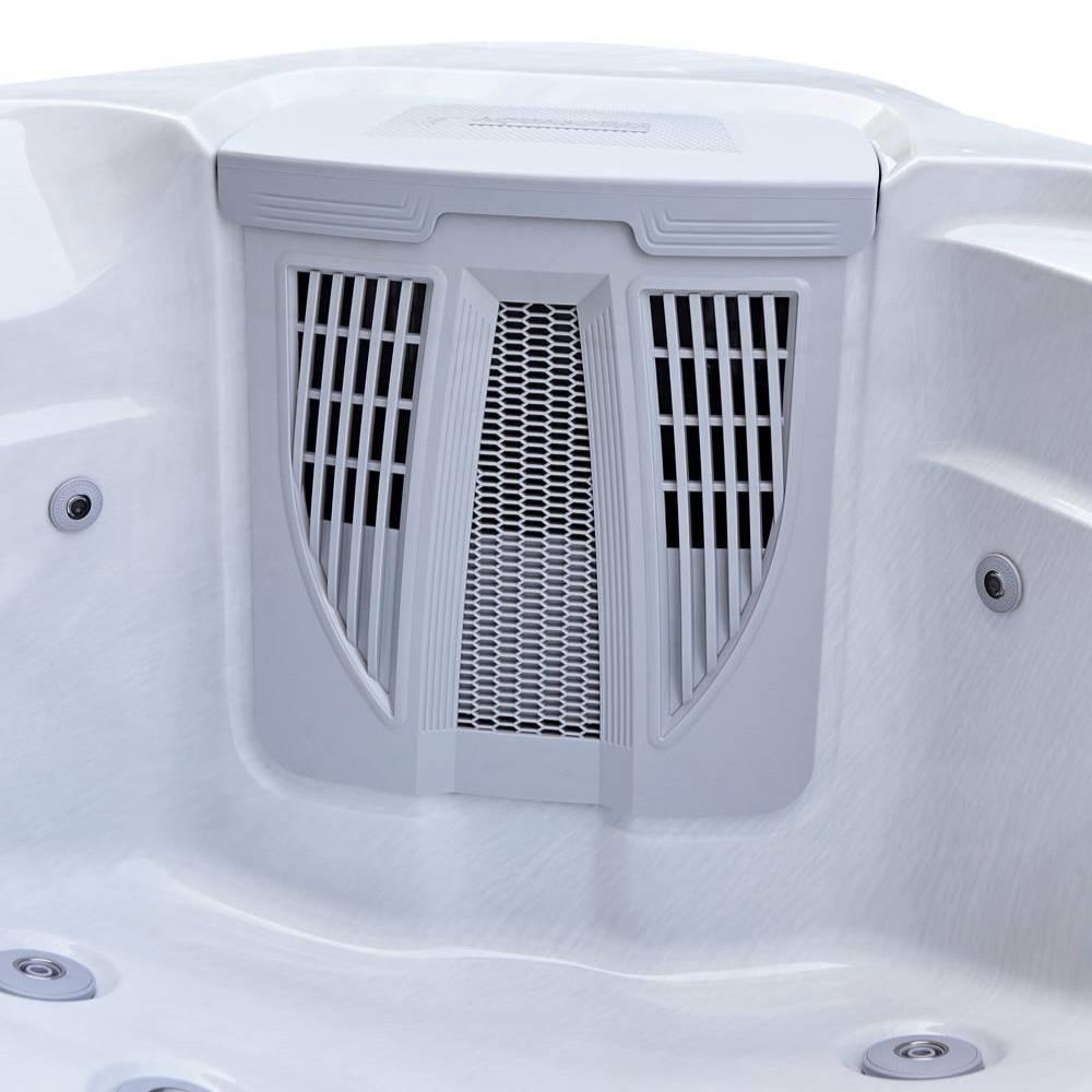 AquaSolus Whirlpool Harmony für 6 Pers. - 1300 l - Sterling Silver Natural Grey