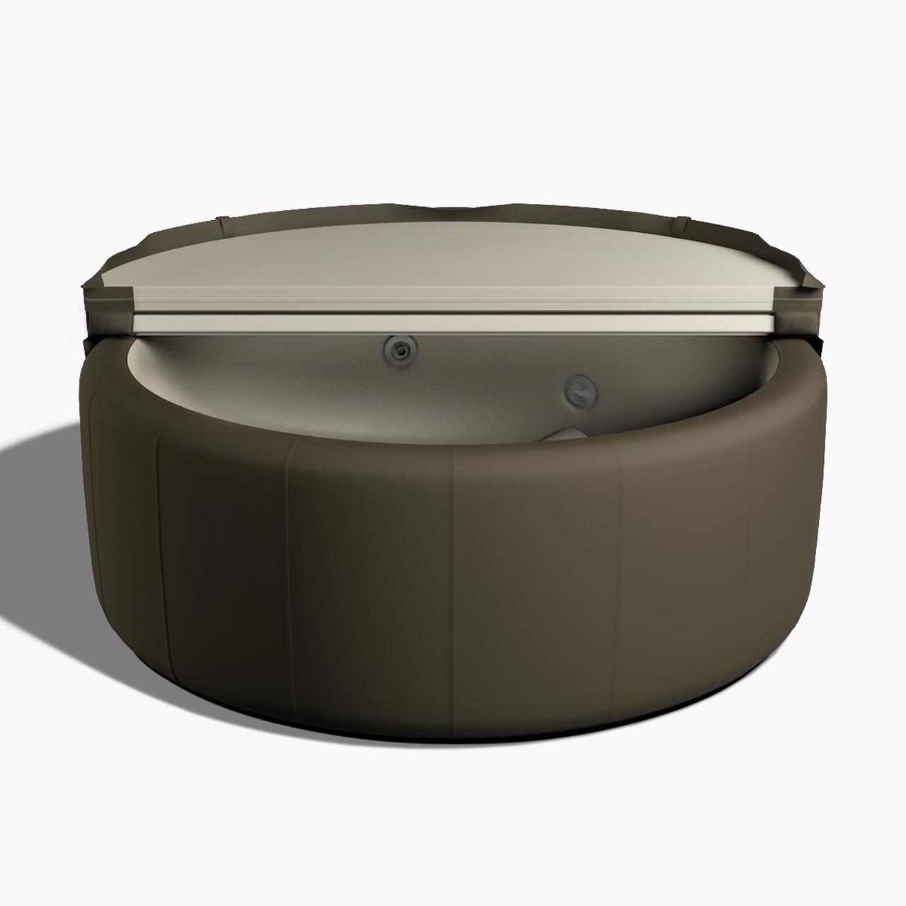 Softub Whirlpool LEGEND für 3-4 Pers.- Ø 180 cm - 830 l - sand tweed pearl