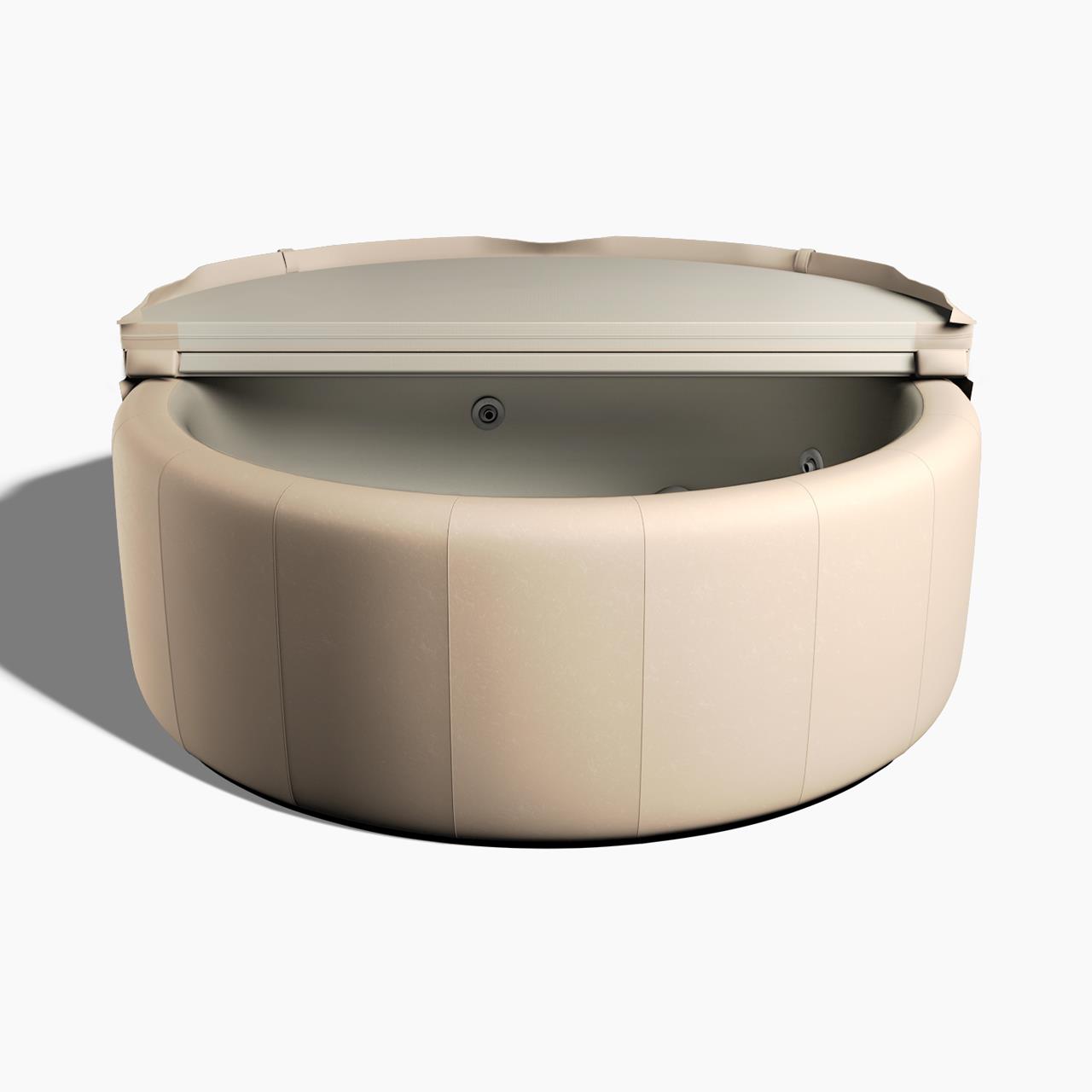 Softub Whirlpool RESORT für 5-6 Pers. - Ø 200 cm - 1130 l - almond pearl