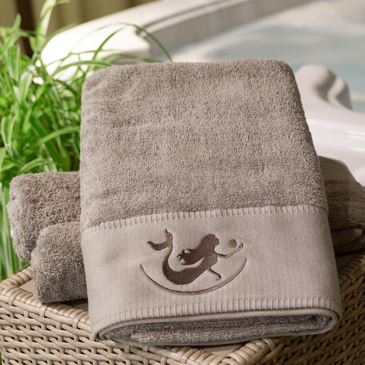 Badetuch Whirlpool & Living® - 70 x 140 cm – taupe