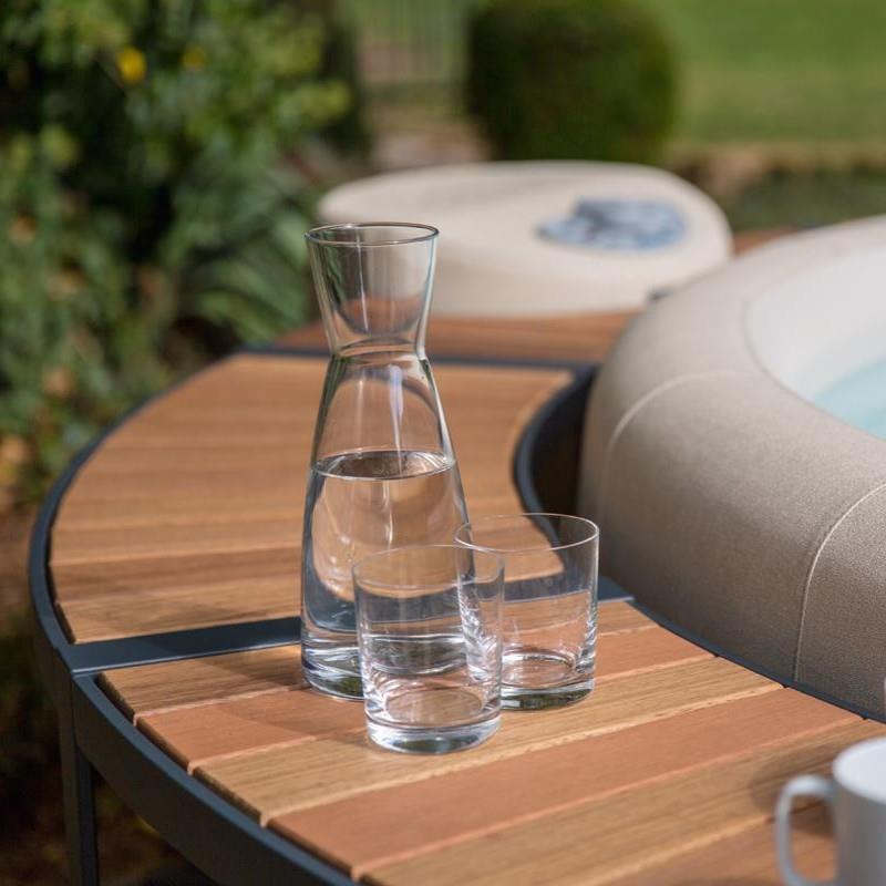 Whirlpool-5/8-Umrandung für Softub RESORT / POSEIDON - Stauseeholz anthrazit