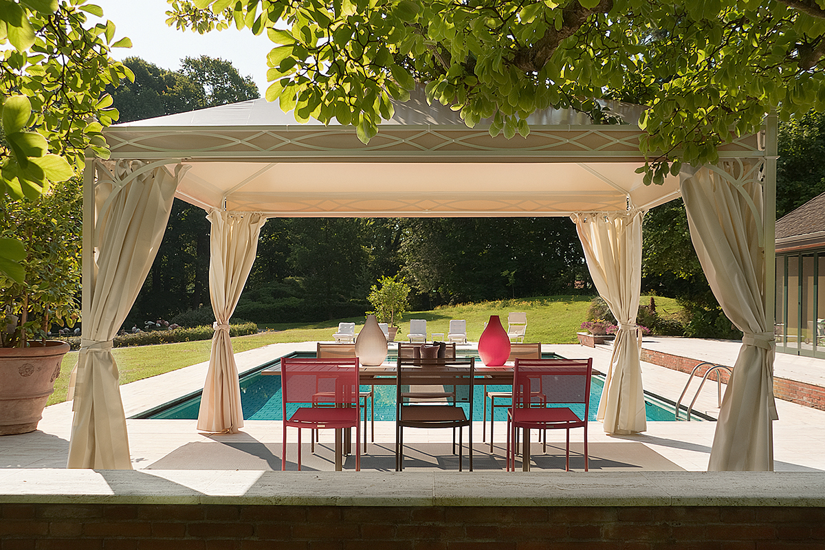 Vorhänge für Whirlpool Pavillon Unosider