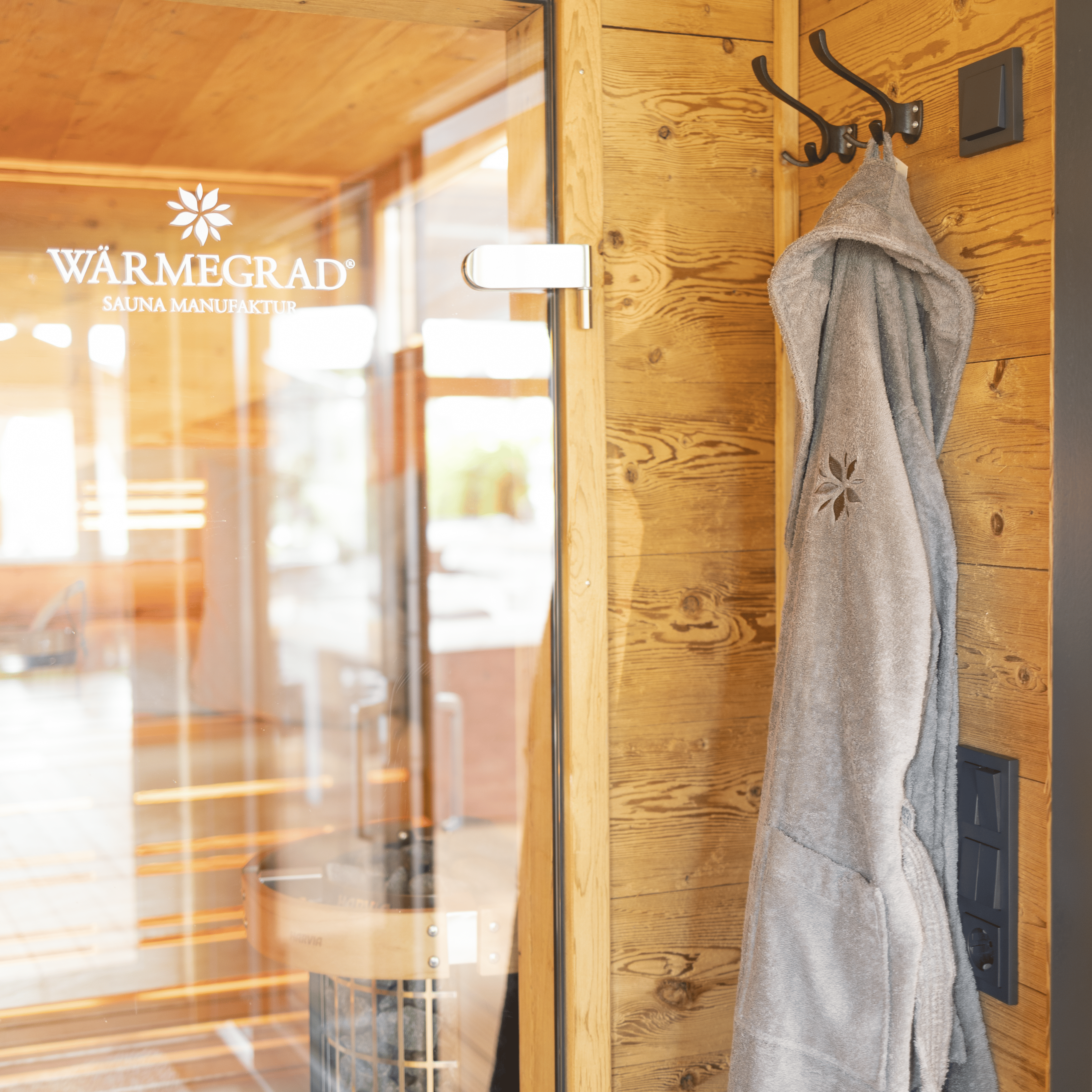 Bademantel Wärmegrad - 120 x 132 x 60 cm – Taupe