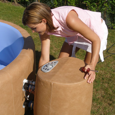Einfache Installation Garten-Whirlpool von Softub