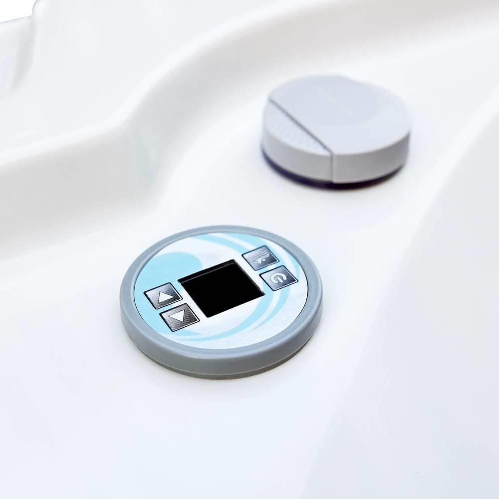 AquaSolus Swim Spa Flow für 2 Pers. - 11600 l - Sterling Silver Natural Grey