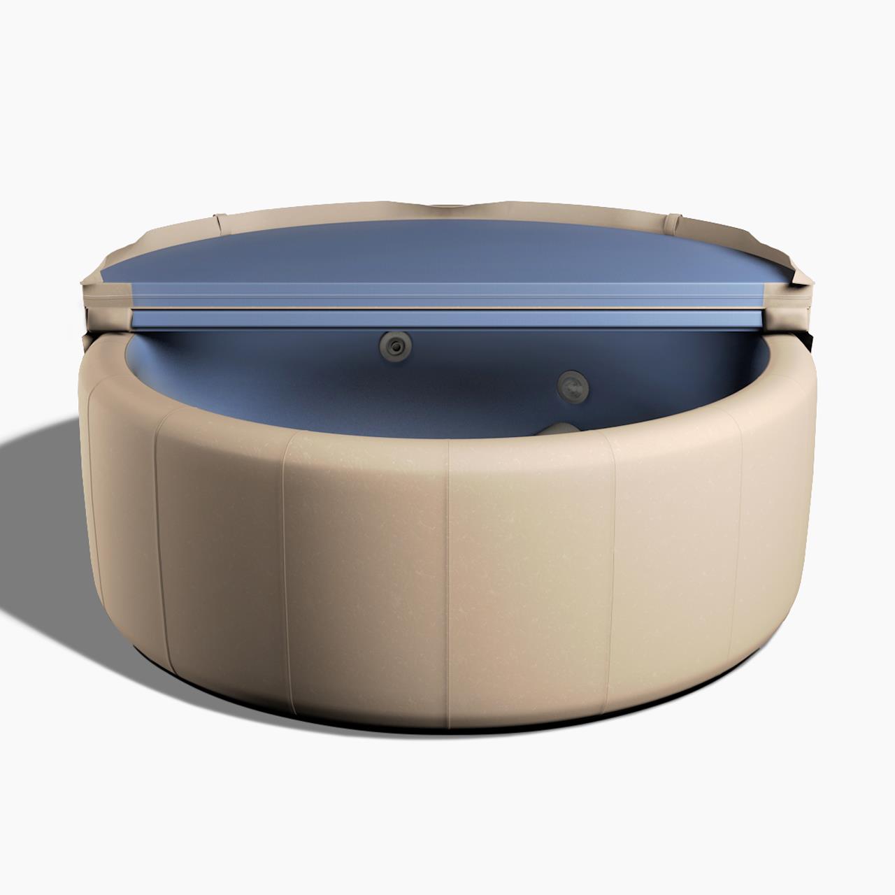 Softub Whirlpool LEGEND für 3-4 Pers.- Ø 180 cm - 830 l - almond blue