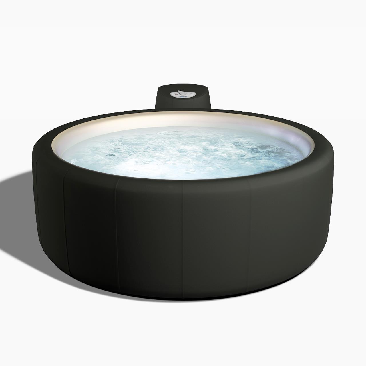 Softub Whirlpool LEGEND für 3-4 Pers.- Ø 180 cm - 830 l - stone tweed pearl