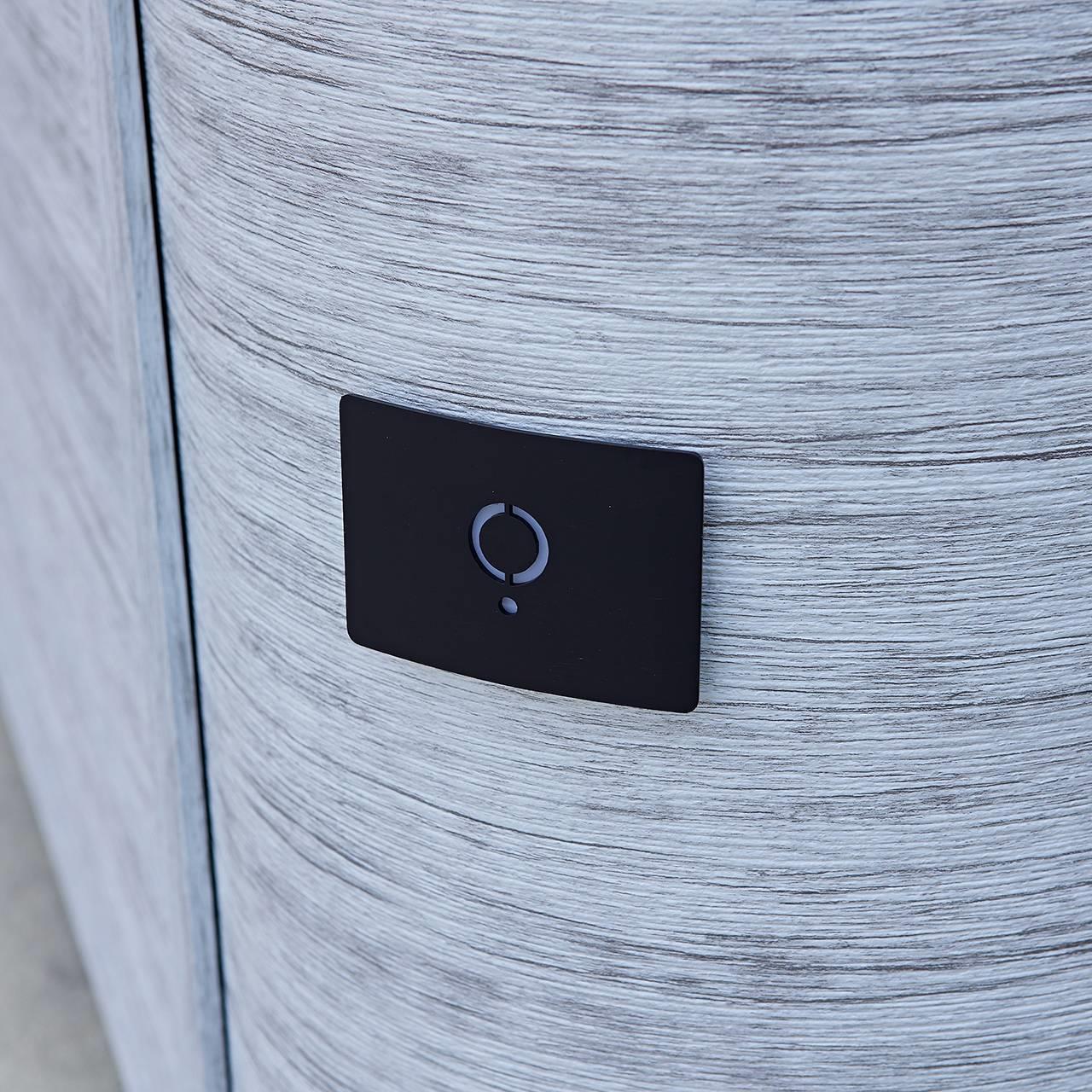 AquaSolus Whirlpool Harmony für 6 Pers. - 1300 l - Sterling Silver Natural Grey