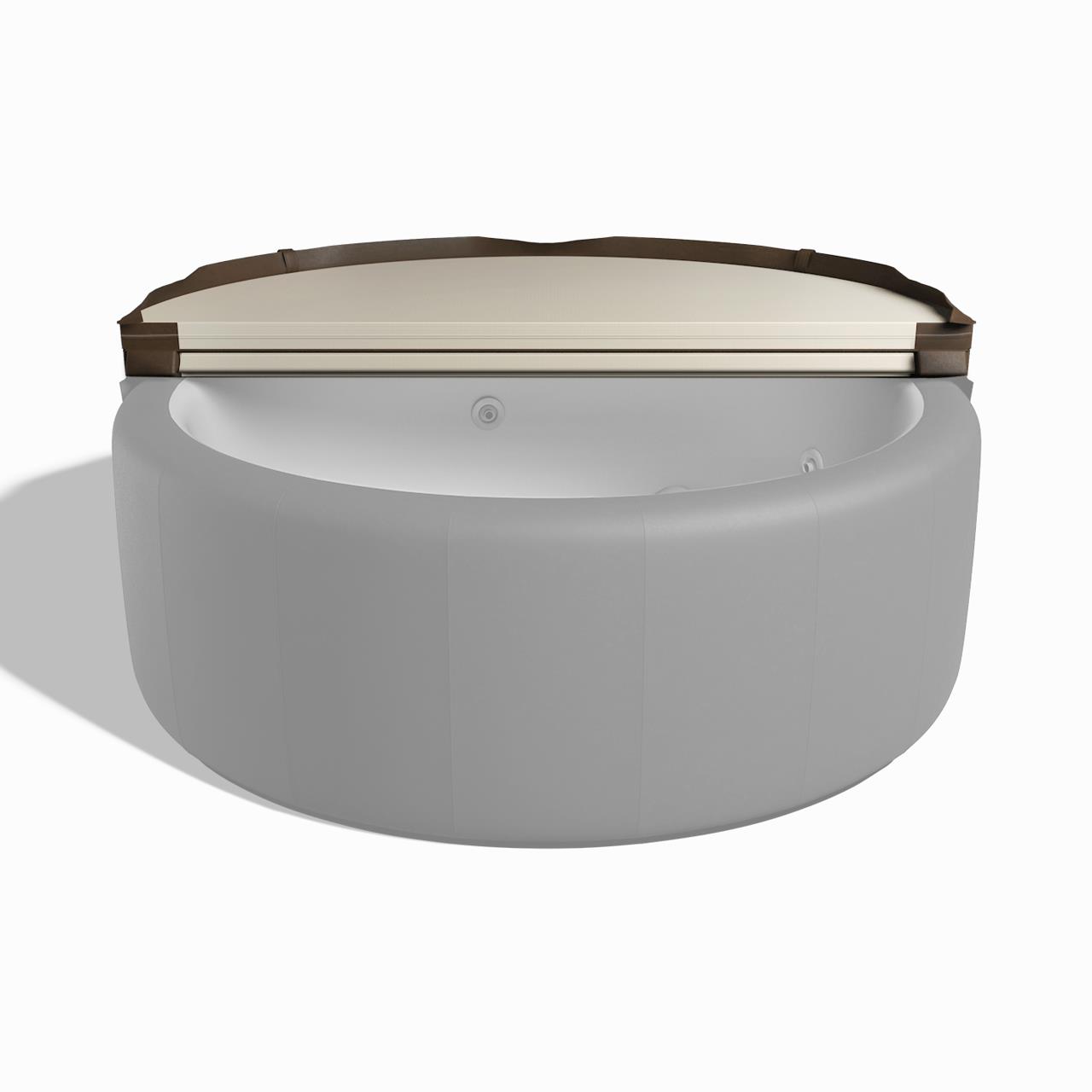 Softub Whirlpool Komplettdeckel für Modell RESORT/POSEIDON in mocca