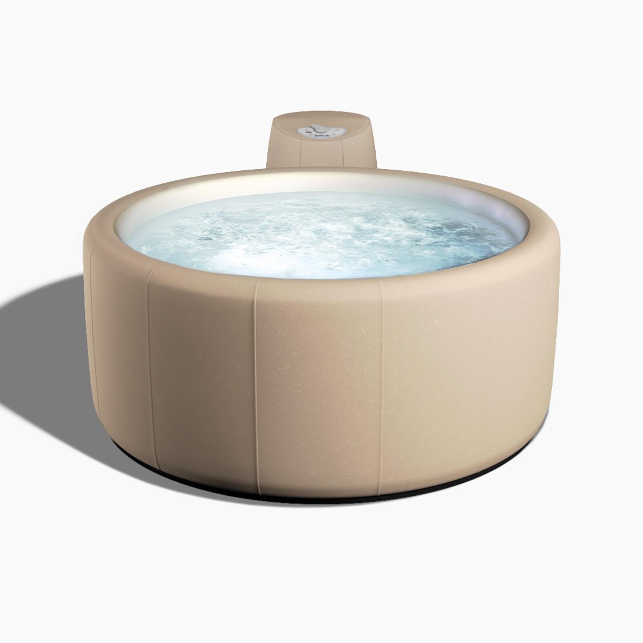 Softub Whirlpool SPORTSTER für 1-2 Pers. - Ø 150 cm - 530 l - almond pearl