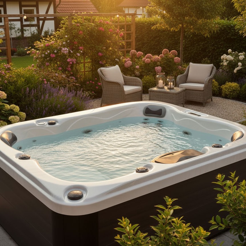 Maxwell Spas Max 1 Whirlpool für 3 Personen mit 26 Massagedüsen