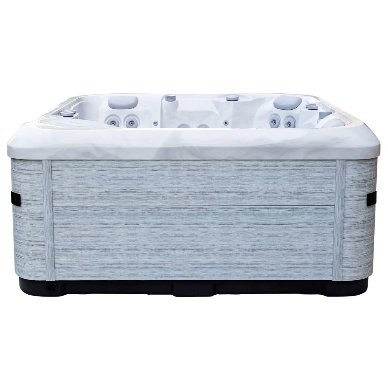 AquaSolus Whirlpool Harmony für 6 Pers. - 1300 l - Sterling Silver Natural Grey