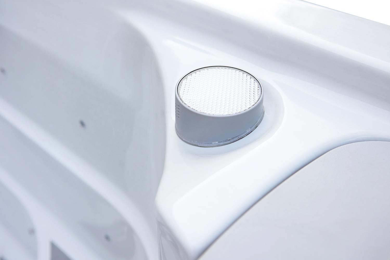 AquaSolus Swim Spa Flow für 2 Pers. - 11600 l - Sterling Silver Natural Grey