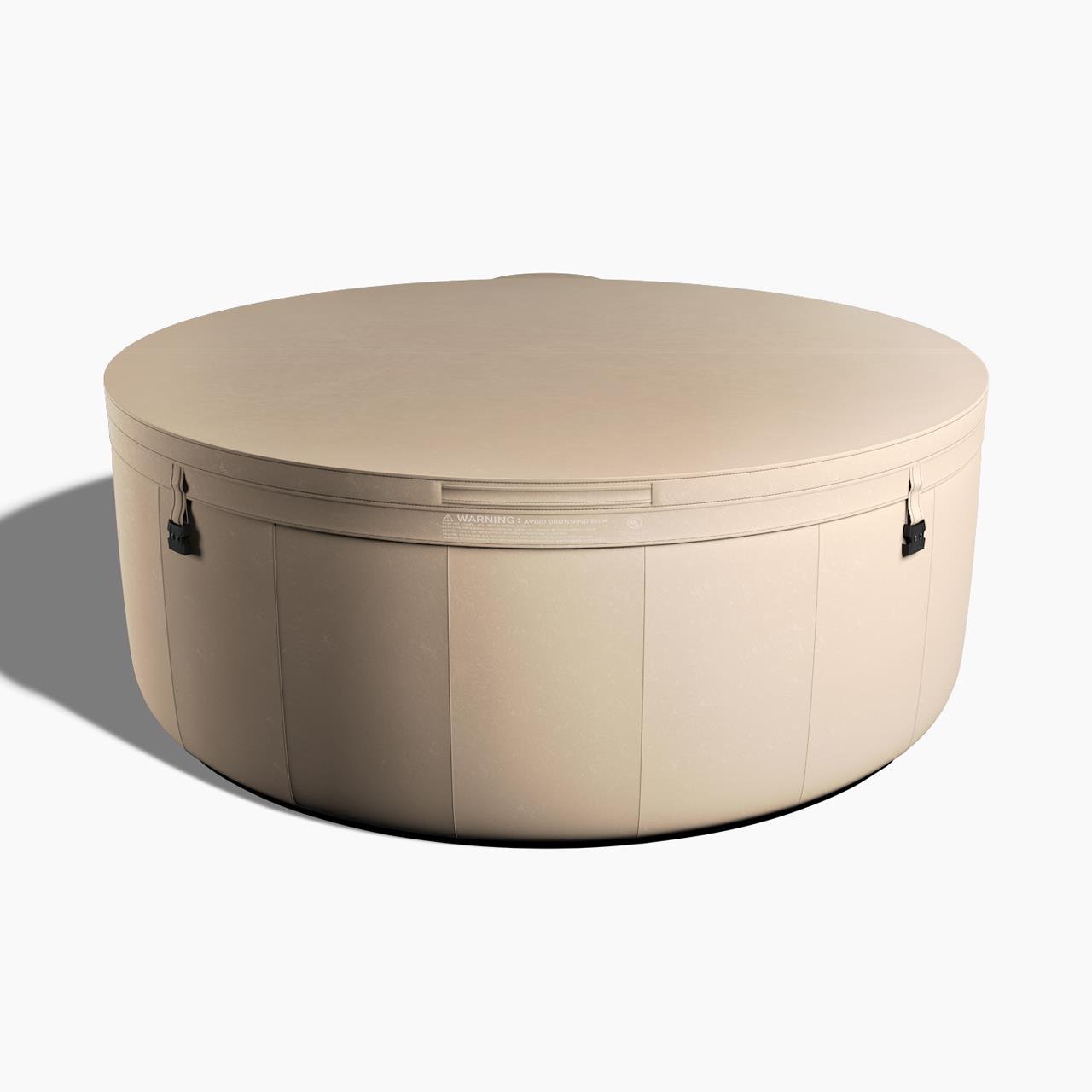 Softub Whirlpool RESORT für 5-6 Pers. - Ø 200 cm - 1130 l - almond blue