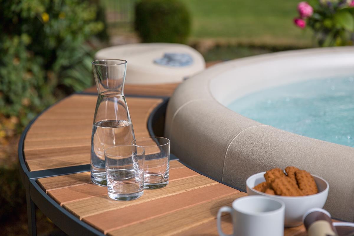 Whirlpool-5/8-Umrandung für Softub RESORT / POSEIDON - Stauseeholz anthrazit