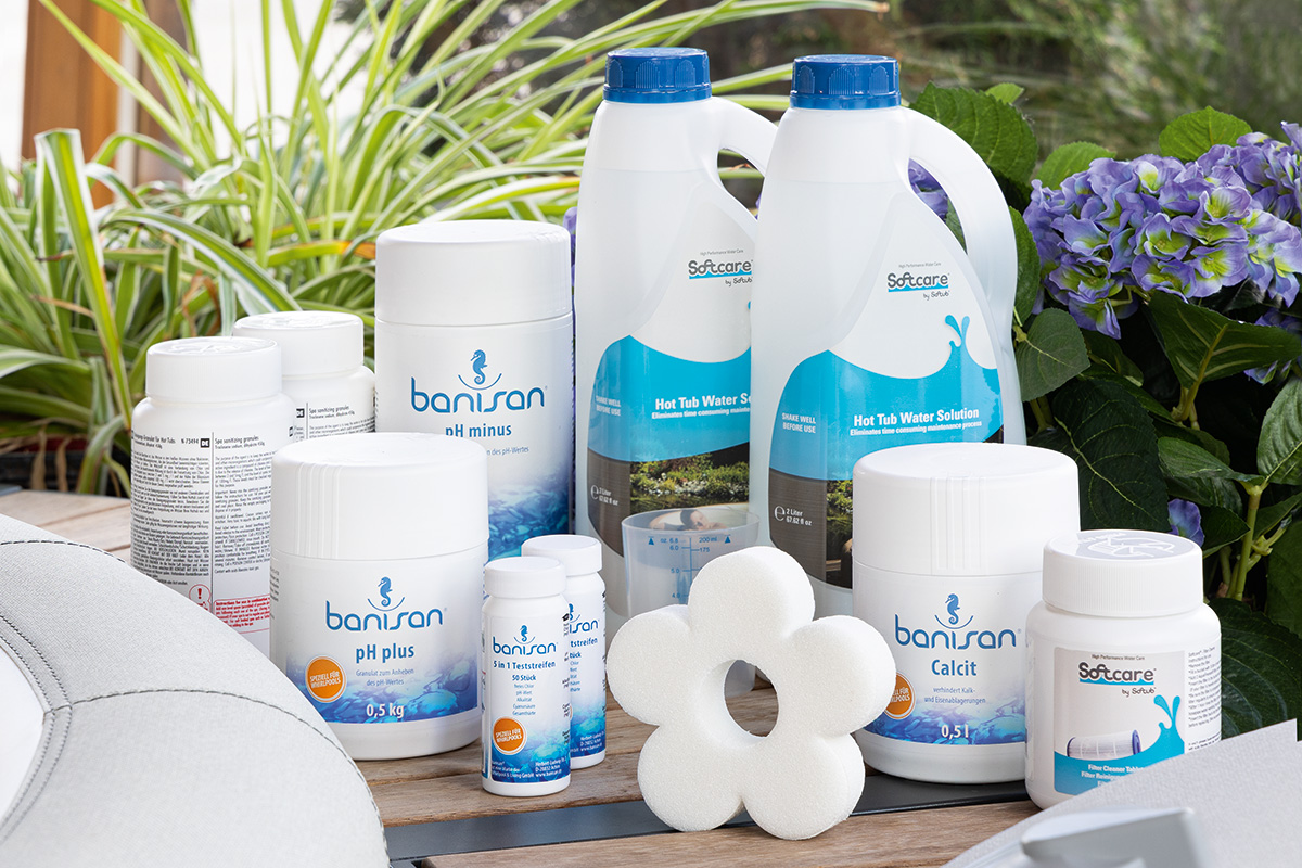 Whirlpool-Wasserpflege-Set von Softcare - Whirlpool & Living