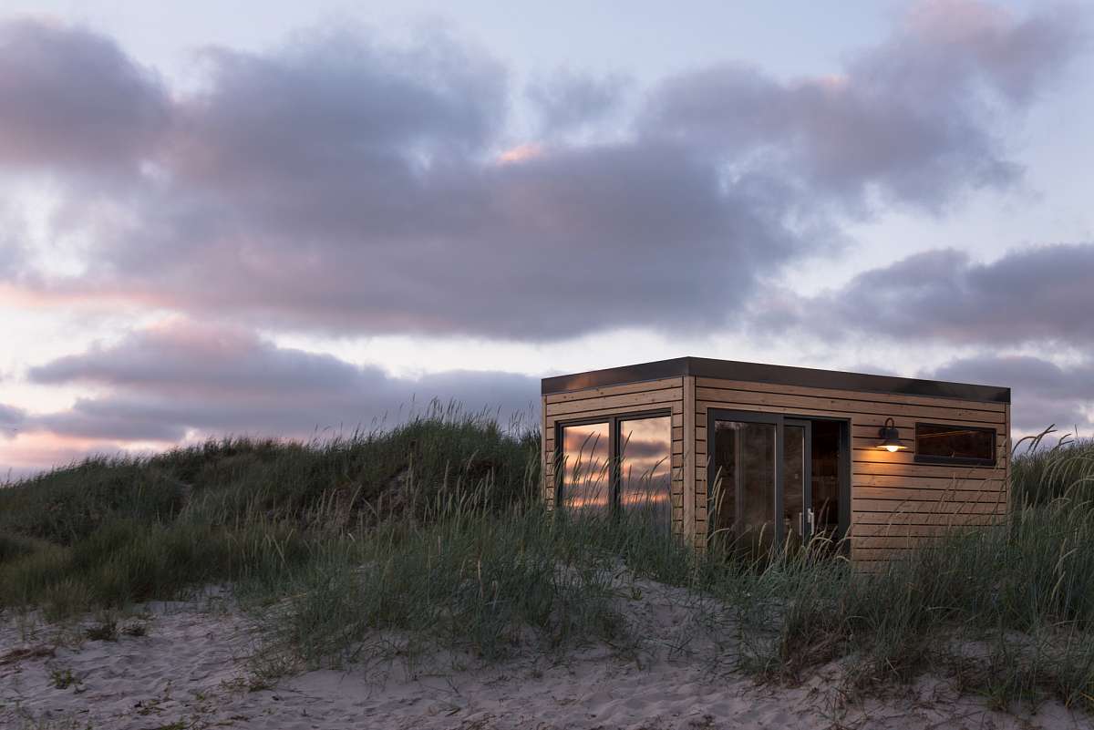 Saunahaus mit Vorraum - Gartensauna kaufen von Wärmegrad
