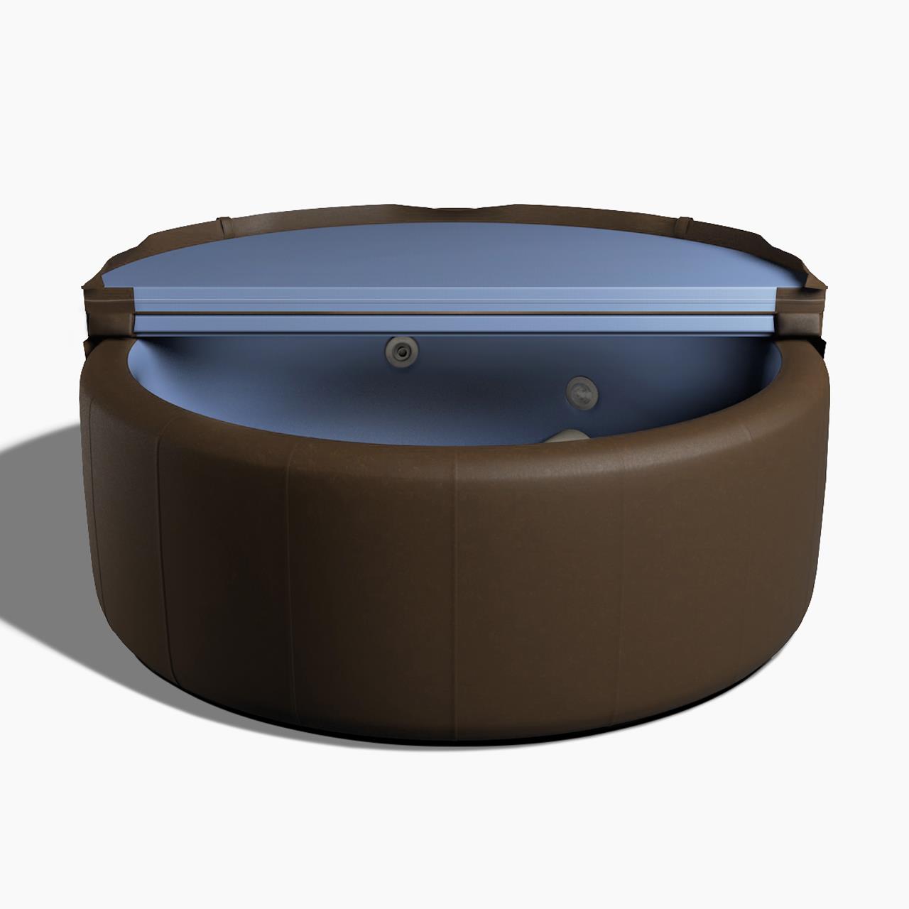 Softub Whirlpool LEGEND für 3-4 Pers.- Ø 180 cm - 830 l - mocca blue