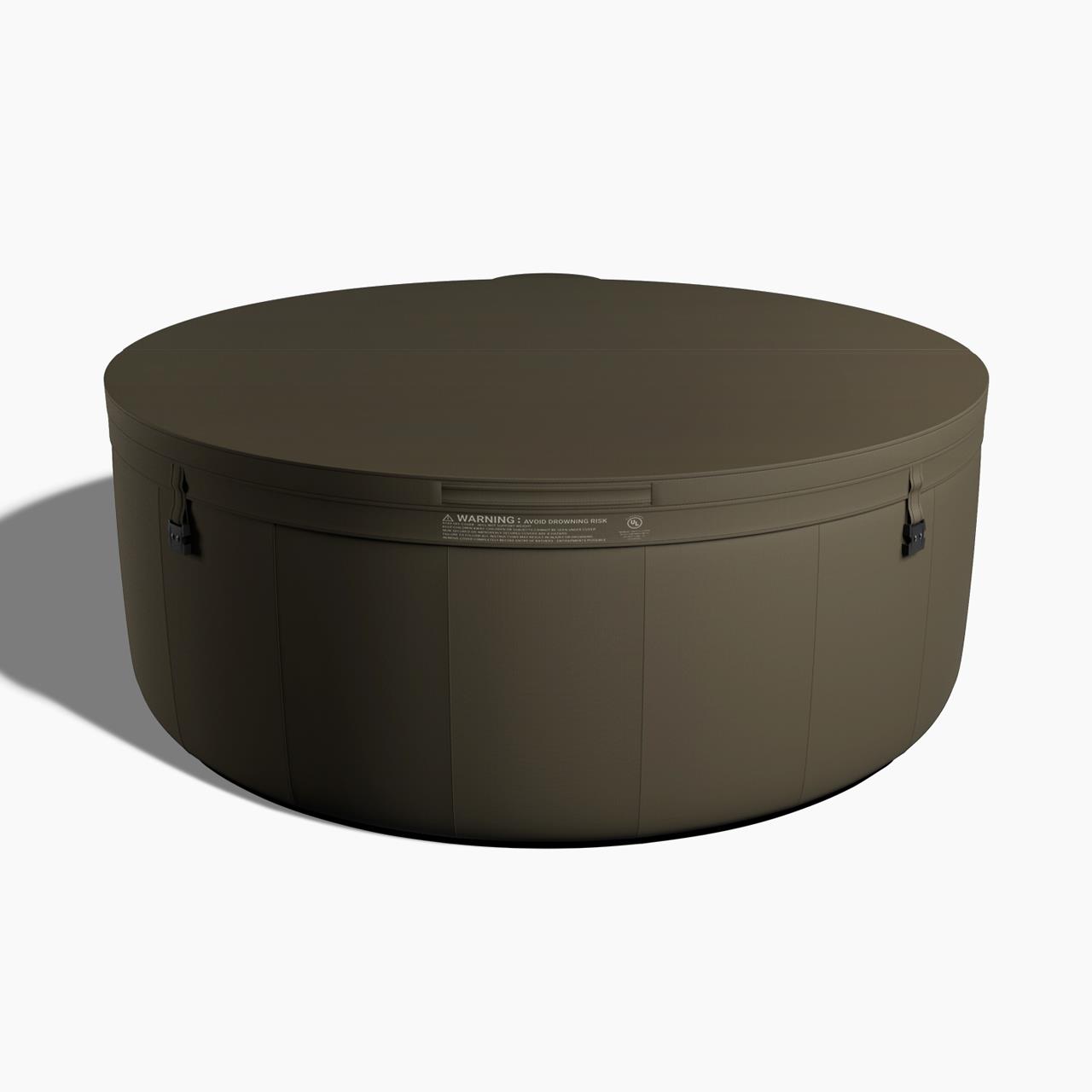 Softub Whirlpool RESORT für 5-6 Pers. - Ø 200 cm - 1130 l - sand tweed pearl