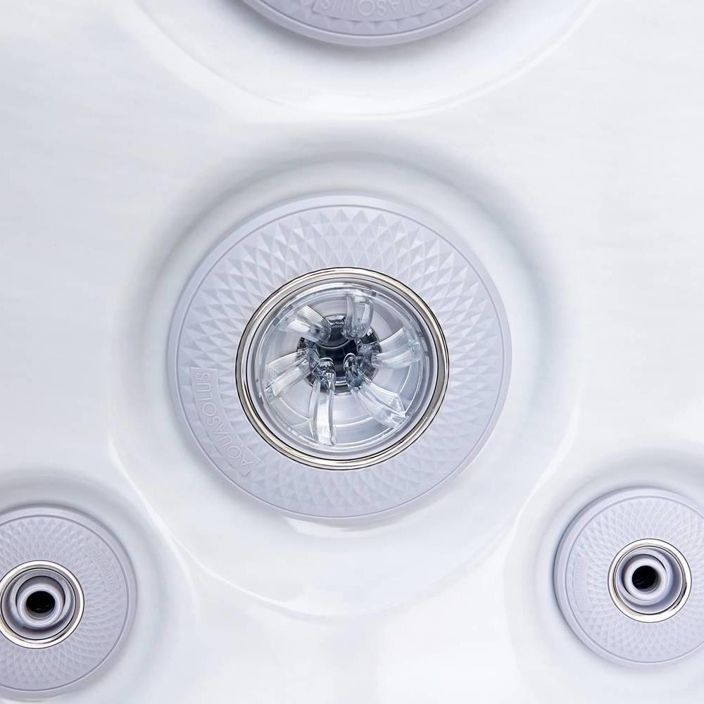 AquaSolus Whirlpool Harmony für 6 Pers. - 1300 l - Sterling Silver Natural Grey