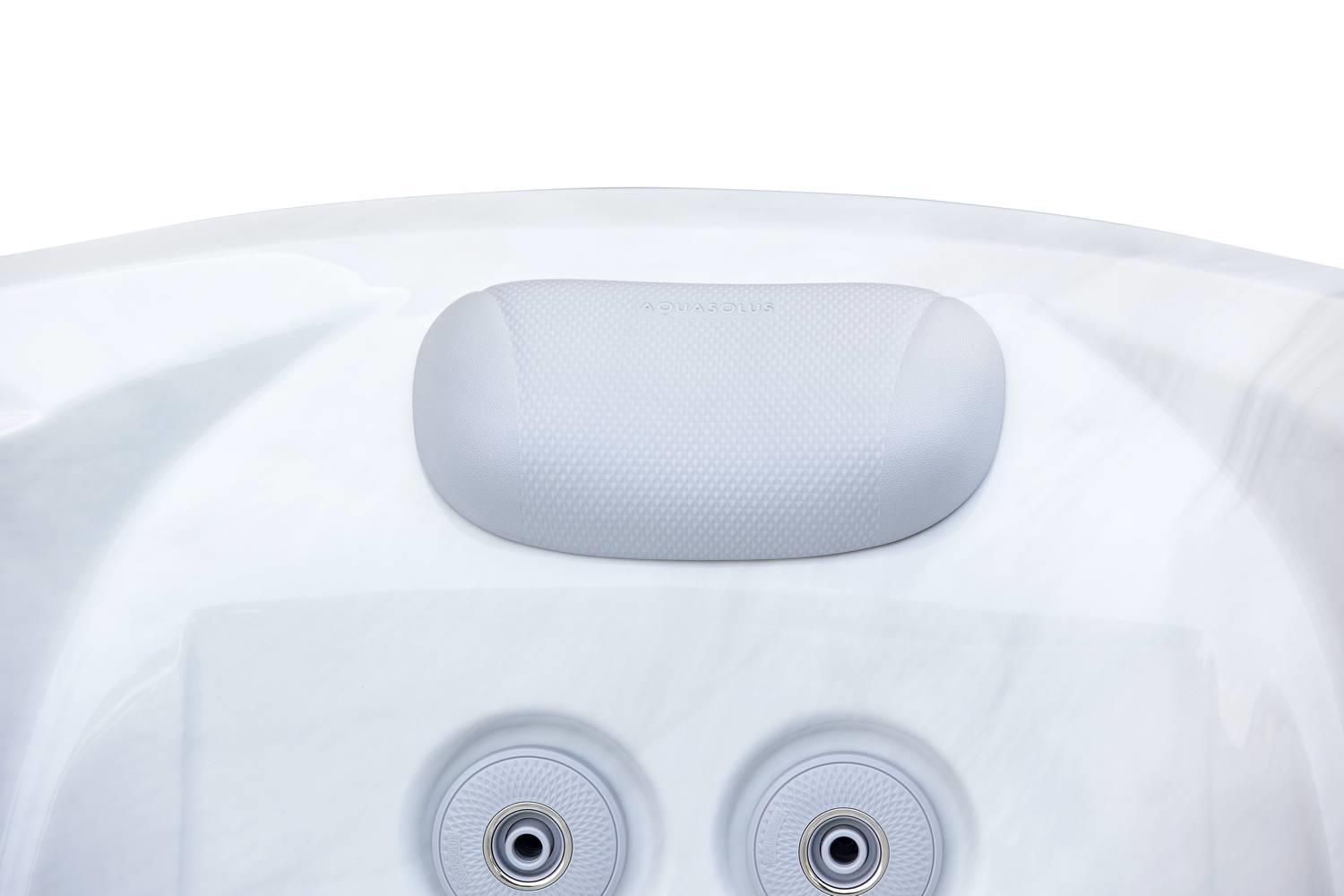 AquaSolus Whirlpool Brook für 4 Pers. - 1000 l - Sterling Silver Natural Grey