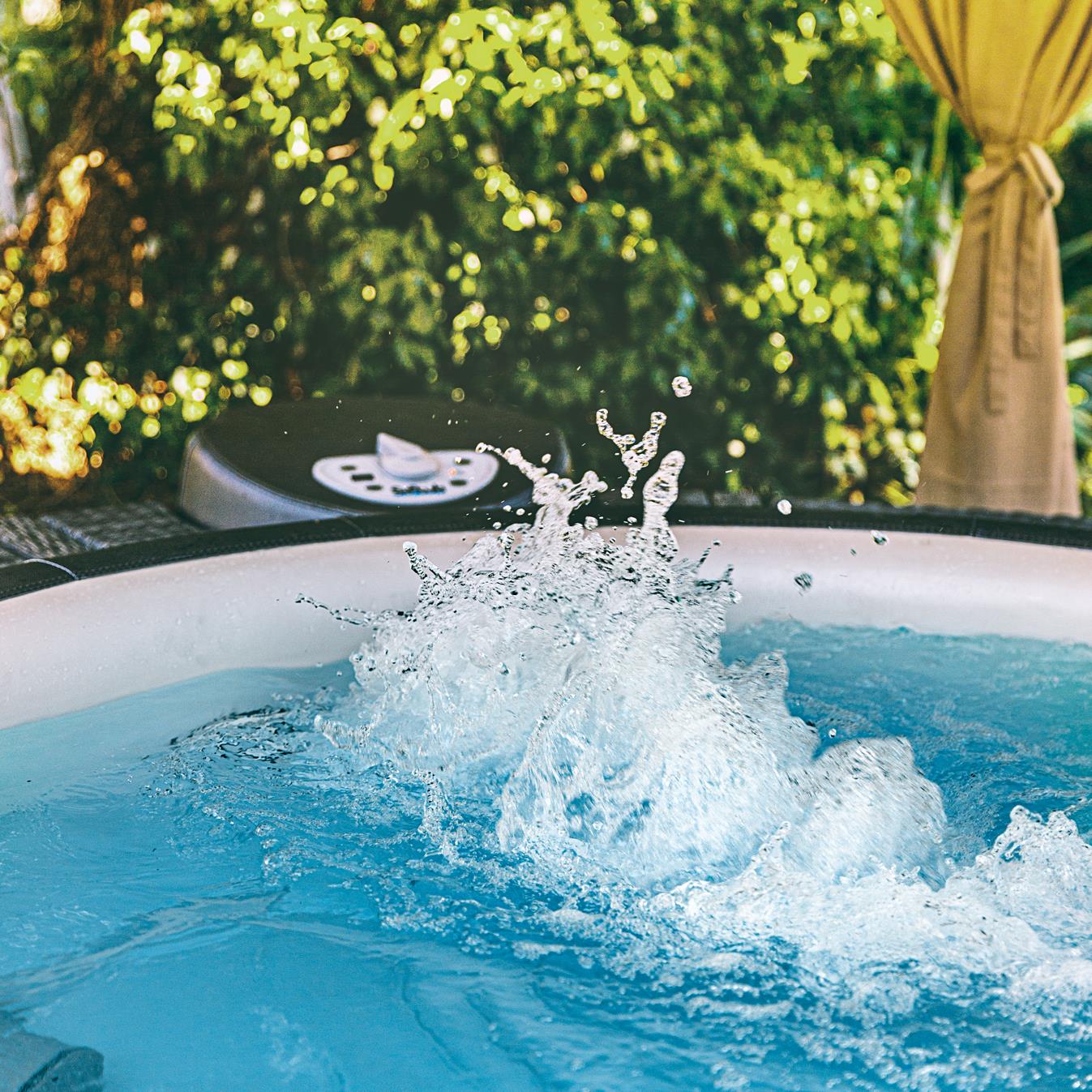 Softub Whirlpool SPORTSTER für 1-2 Pers. - Ø 150 cm - 530 l - camel blue